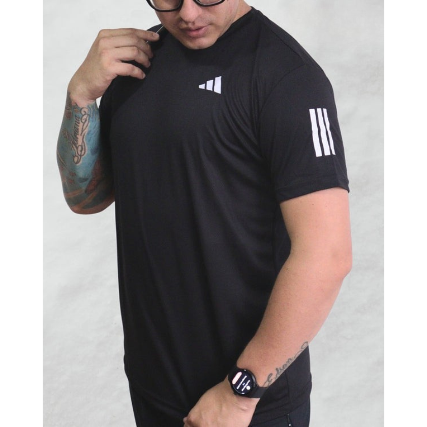 Kit 3 Camisetas Dry Fit Adidas